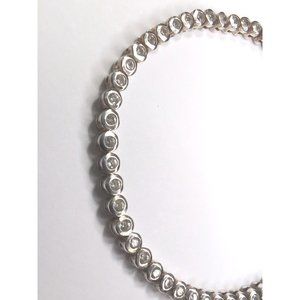 Metalsmiths Bezel Cubic Tennis Bracelet